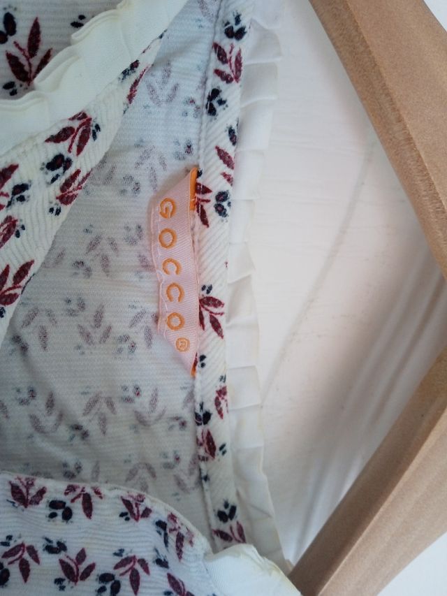 Vestido Gocco niña flores,para niñas de 8-9 años.