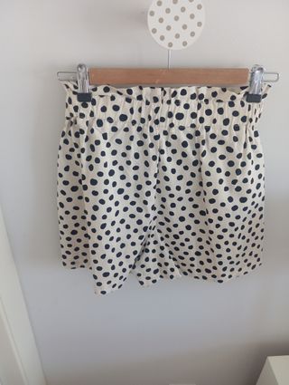 Bermudas Zara lunares blanco y negro