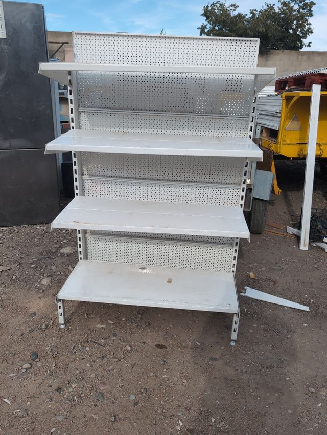 Estanterías metálicas blancas resistente