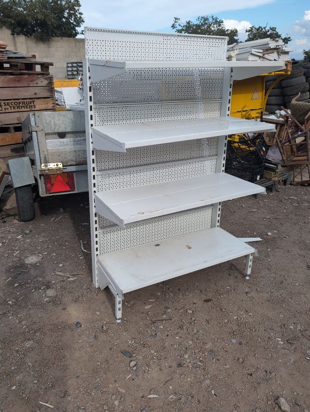 Estanterías metálicas blancas resistente