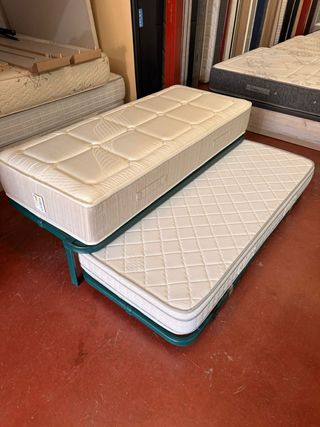 Cama nido 80x190 + colchón Flex Queens + Visco