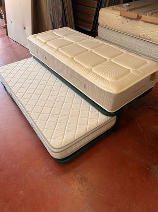 Cama nido 80x190 + colchón Flex Queens + Visco