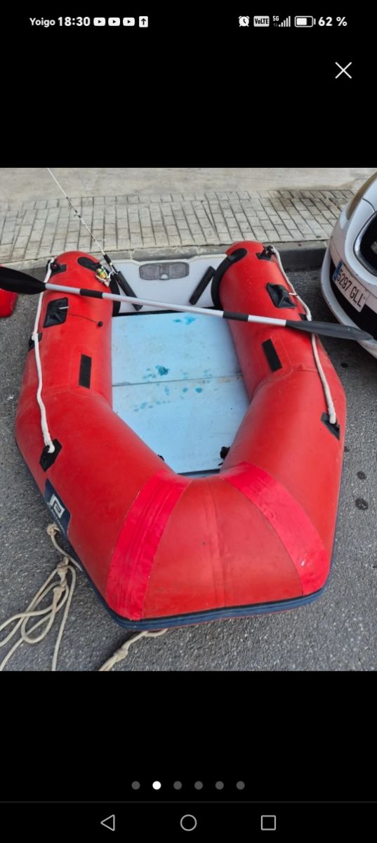 Zodiac inchable 2,30 con motor 2 caballos