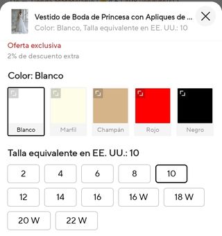 Vestido novia princesa blanco