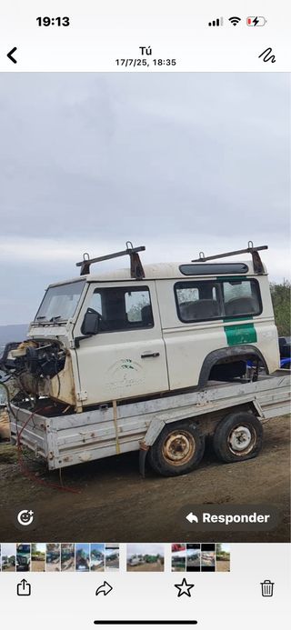 Land Rover Defender TD5: Despiece defender 90 110