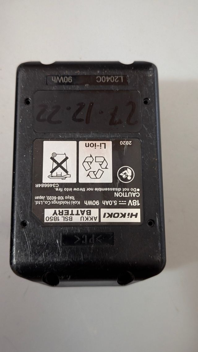 Carcasa vacía de Batería Hikoki 18V 5.0Ah