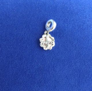 Charm Corazón Amistad Plata pulsera Pandora collar