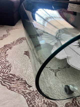 mesa de cristal