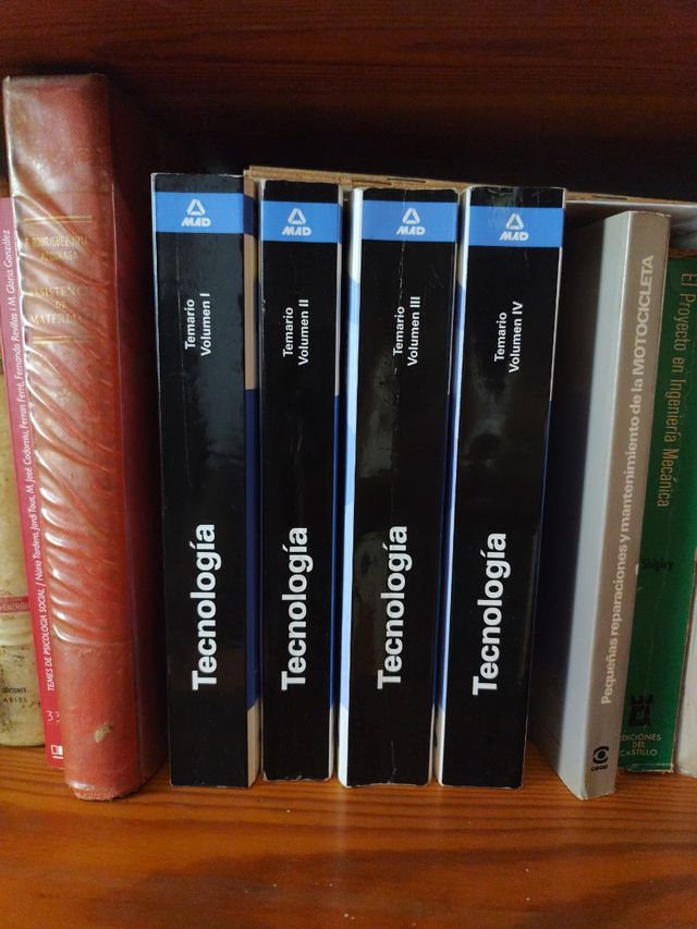 Temario Tecnología MAD (Volumen I-IV)