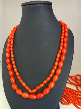 Collar de Coral Naranja