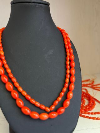 Collar de Coral Naranja