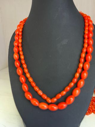 Collar de Coral Naranja