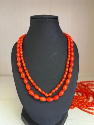 Collar de Coral Naranja
