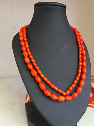 Collar de Coral Naranja
