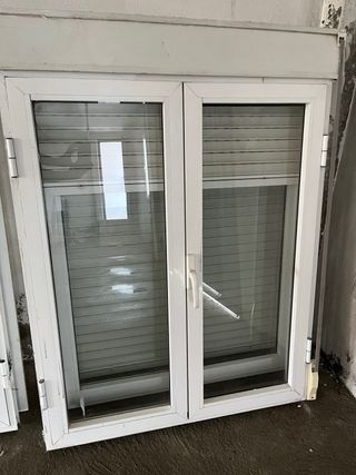 Ventanas aluminio blanco: 3 ud. REBAJADO