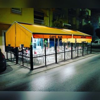 Estructura metálica para terraza