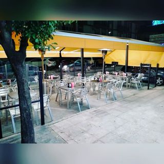 Estructura metálica para terraza