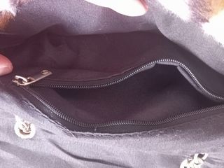 Bolso marrón leopardo peluche