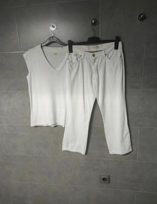 Conjunto blanco mujer 