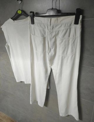 Conjunto blanco mujer 