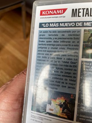 Metal Gear Acid PSP