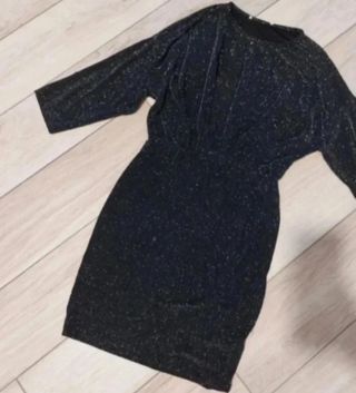 Abito H&M nero glitter tg M