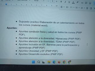 Supuestos practicos de oposiciones de Ed. Física 