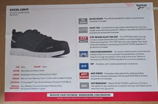 Reebok Excel Light - Zapatos seguridad 46