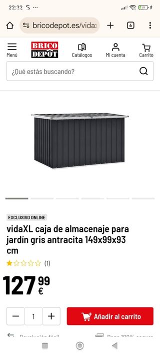 Caseta Metálica Exterior - Negra