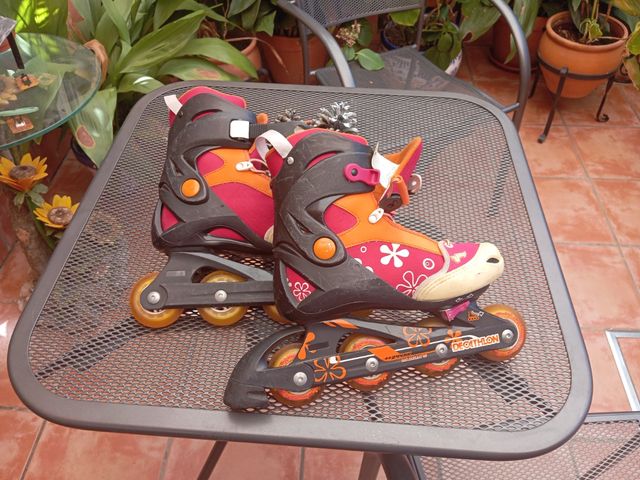 Patines Decathlon niña, buen estado