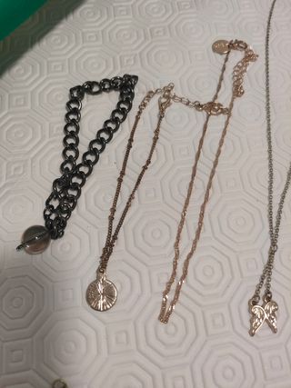 (A86) Set di 11 Collane e Braccialetti, caviglere