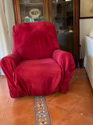 Sillón electrico reclinable con respaldo y reposap