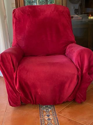 Sillón electrico reclinable con respaldo y reposap