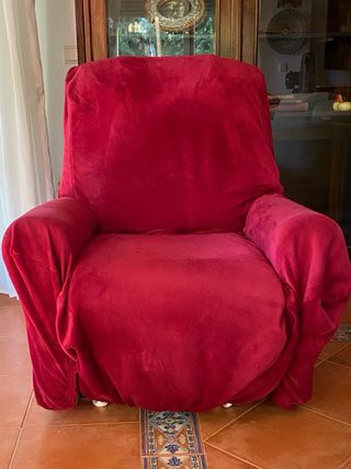 Sillón electrico reclinable con respaldo y reposap