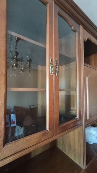 Mueble salón madera maciza