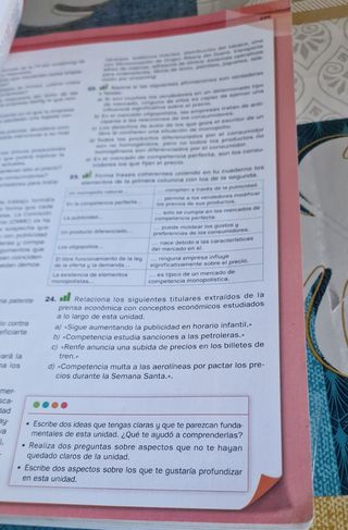 Economía 1.º Bachillerato