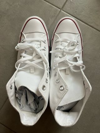 Converse altas blancas 