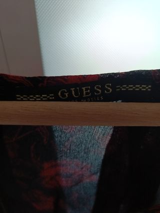 Vestido Flores Rojo-Negro