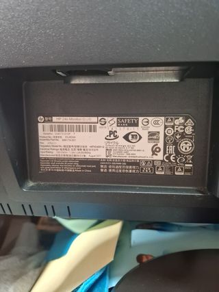 Monitor HP 24" negro