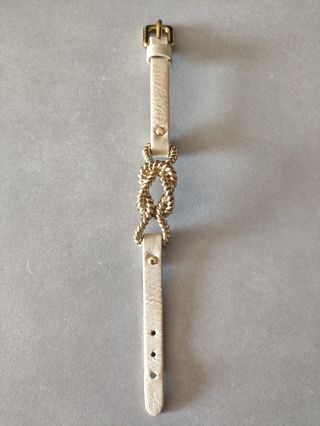 Pulsera Bimba y Lola beige-dorada