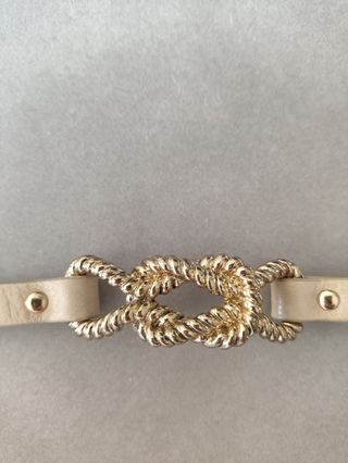Pulsera Bimba y Lola beige-dorada