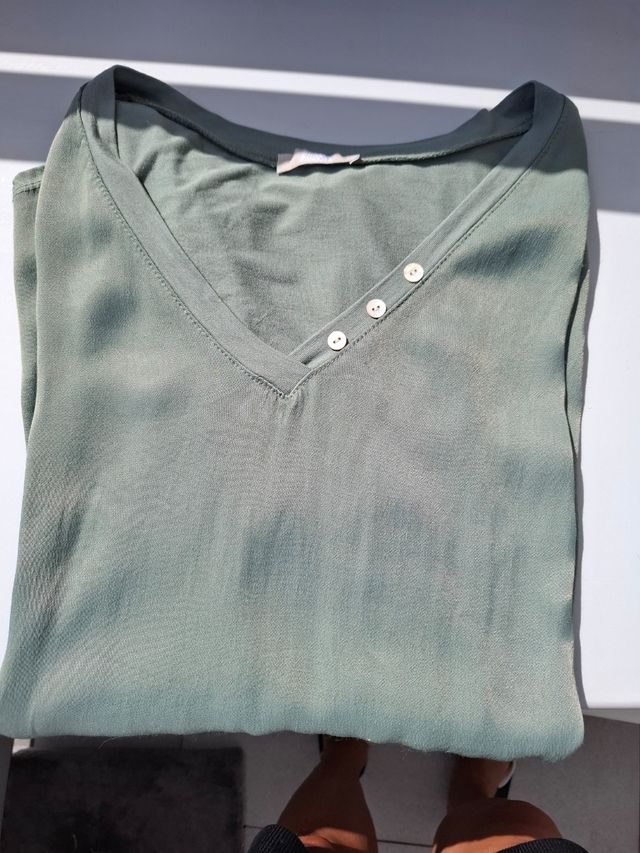 Camiseta verde oliva