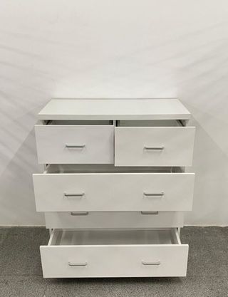 LIQUIDAMOS Cómoda blanca 4 cajones - Envío GRATIS 