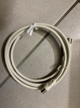 Cavo antenna TV bianco