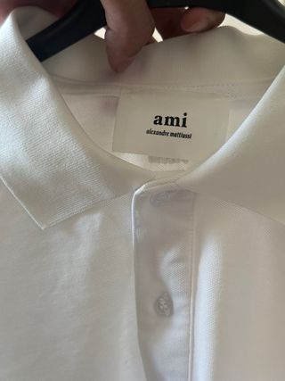 Polo AMI PARIS blanco