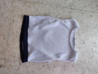 Top blanco Stradivarius talla S