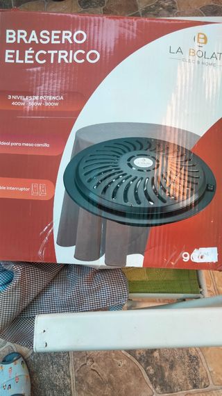 Brasero eléctrico 3 niveles potencia