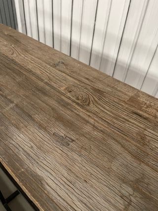 Mesa consola madera rustica 