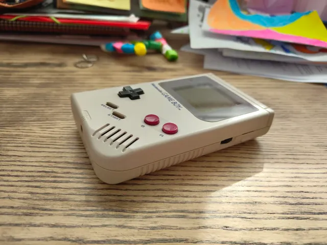 Game Boy DMG MOD LCD Blanco