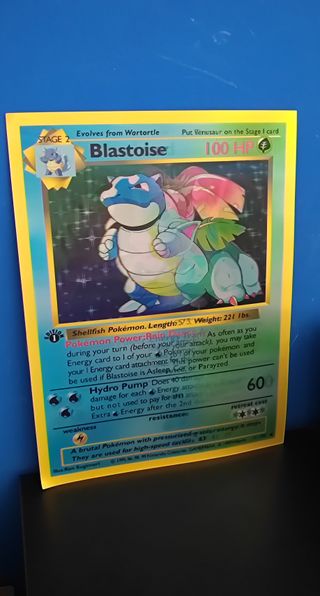 Poster rigido 3D lenticolare Pokemon carte Base